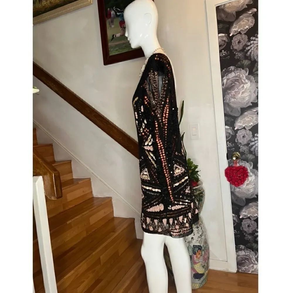 Let Me Be Beaded Mini Dress - Picture 9 of 10